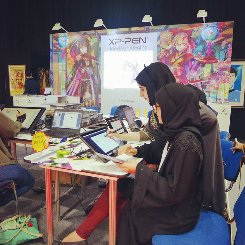 XPPen auf der MEFCC-MIDDLEEAST Comic Messe