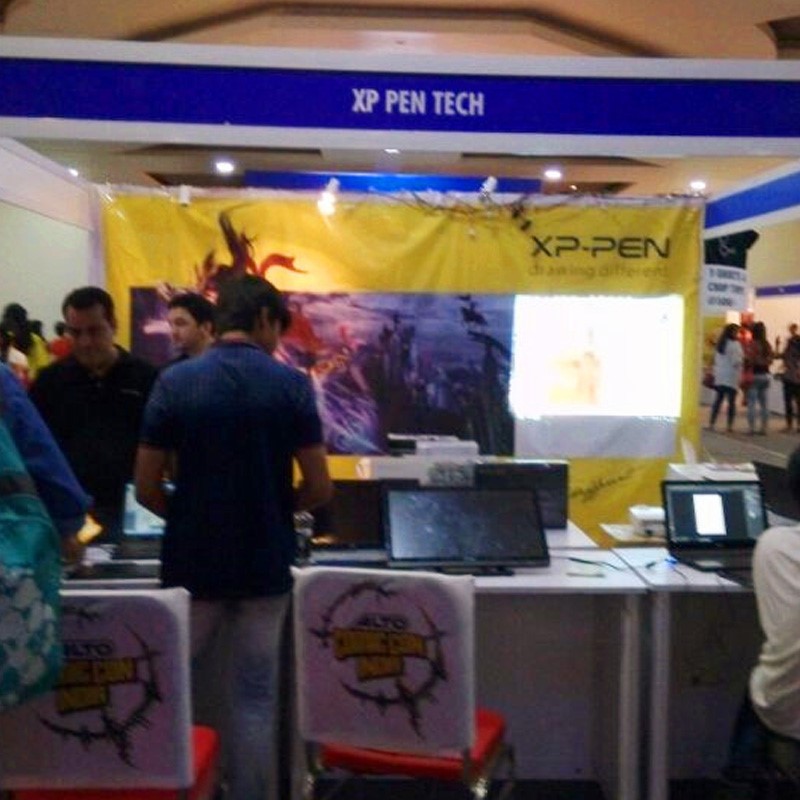 XPPen auf der Pune Comic Messe