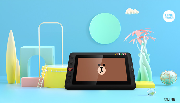 XP-PEN und LINE FRIENDS haben bei der Designtechnologie zusammengearbeitet, die die Jugend anspricht